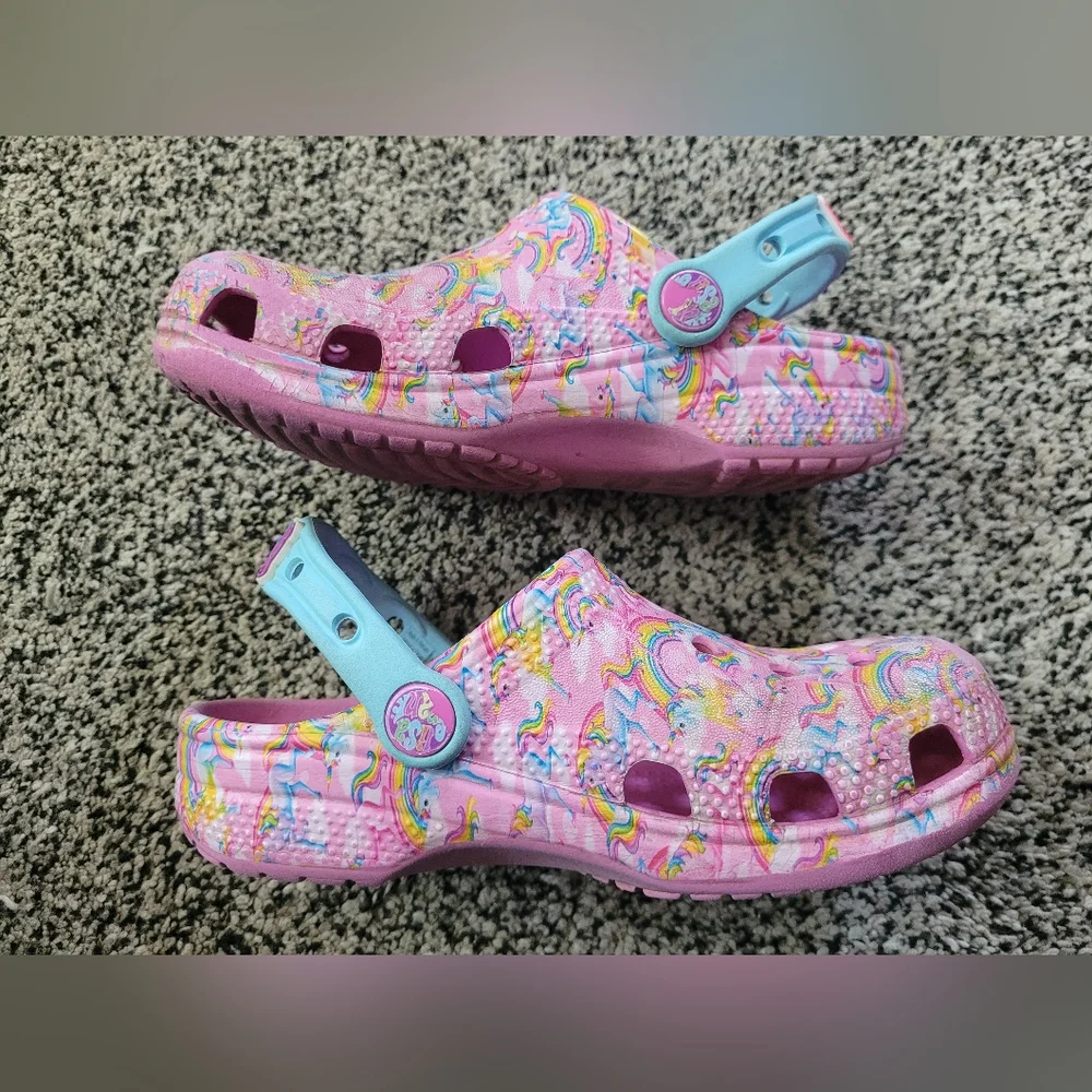 Kids Lisa Frank CROCS Size 12 - Picture 4 of 7
